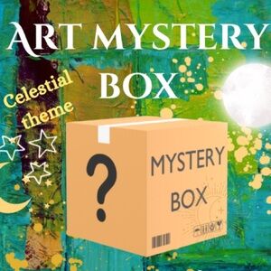 Celestial theme art mystery box 3-5+ handmade items